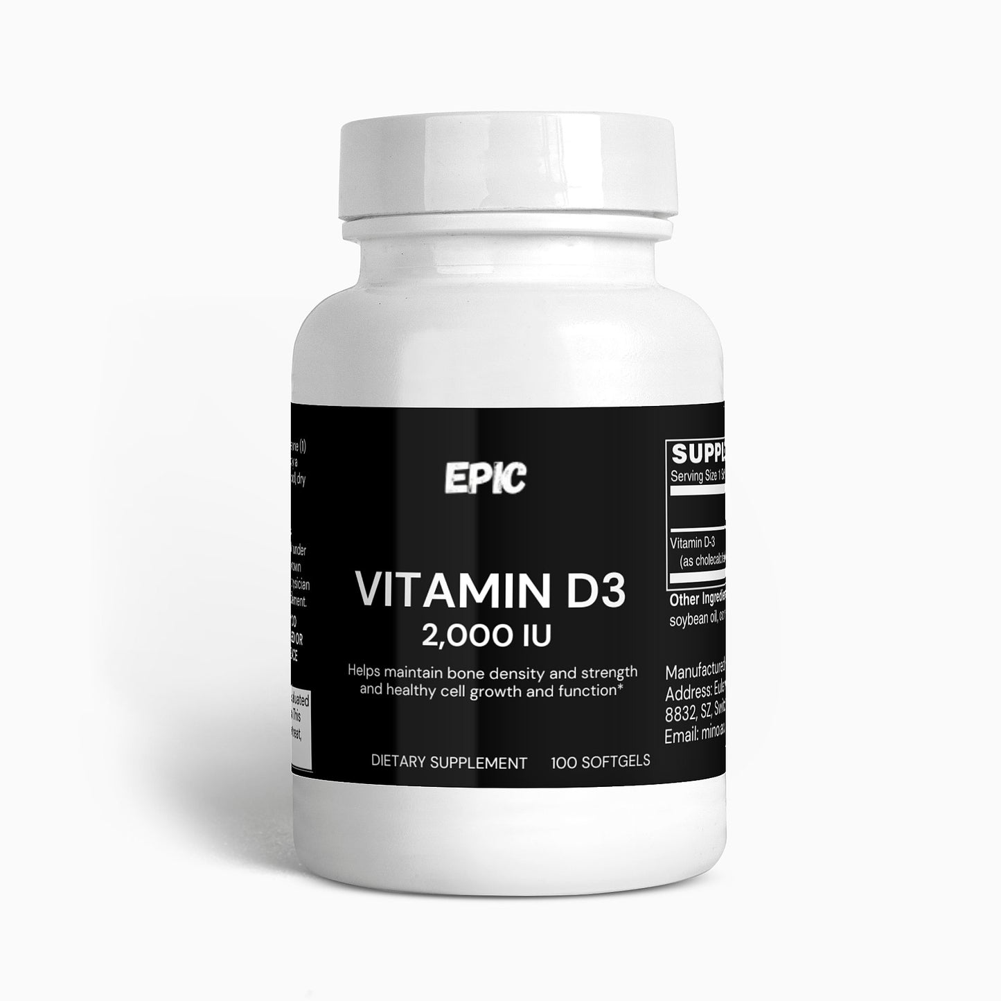 Epic Vitamin D3 2,000 IU
